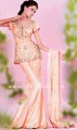SC340 Puff Peach Party Wear
