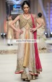 BW6938 Khaki Pale Silver Buff Pastel Gray Bright Maroon Crinkle Chiffon Banarasi Jamawar Anarkali Sharara