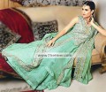 BW6306 Medium Aquamarine Crinkle Chiffon Sharara