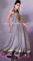 AK6773 Lavender Gray Anarkali Style