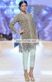PW6146 Dim Gray Powder Blue Crinkle Chiffon Raw Silk Party Dress