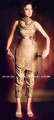 EW7662 Coffee Crinkle Chiffon Evening Wear
