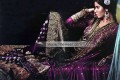 BW7862 Byzantium Umber Dark Violet Crinkle Chiffon Charmeuse Silk Sharara
