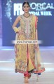 AK6171 Buff Amaranth Crinkle Chiffon Banarasi Jamawar Anarkali