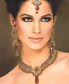 EJ062 Ruby Garnet Gemstones Evening Jewellery