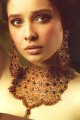EJ221 Black Polkies Gemstones Evening Jewellery