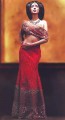 BW8498 Fire Red Mermaid Lehenga
