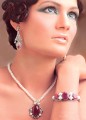 JW285 Red &White Party Jewellery