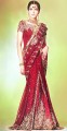 BW8456 Deep Red Mermaid Lehenga