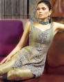 PW8068 Olive Green Party Wear