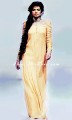 AK7437 Vanilla Crincle Chiffon Anarkali Style