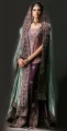 BW8211 Palatinate purple & Moss green Lehenga
