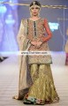 BW7225 Pale copper Asparagus Banarasi Jamawar Gharara
