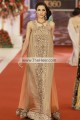 EW7629 Desert Deep Carrot Orange Crinkle Chiffon Raw Silk Evening Dress
