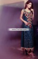 PW6882 Dark Pine Green Crinkle Chiffon Raw Silk Party Dress