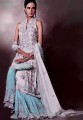 BW6780 White Smoke & Cornflower Blue Gharara