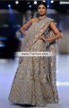 BW6859 Khaki Crinkle Chiffon Lehanga