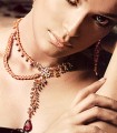 JW317 White & Golden Party Jewellery