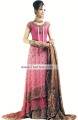 BW6385 Blush Pastel Magenta Crinkle Chiffon Lehenga