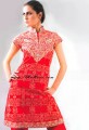 PW8774 Red Katan Silk Shalwar Kameez
