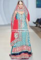 BW7818 Teal Lava Crinkle Chiffon Sharara