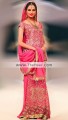 BW6093 Brink Pink, Amaranth Crinkle Chiffon Lehenga