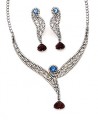 JW122 Capri Blue Gemstones Diamond Like Jewellery
