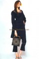 CW8640 Black Crepe Causal Wear