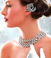 JW552 White Cubic Diamond Like Jewellery