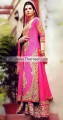 BW7092 Hollywood Cerise French Rose Crinkle Chiffon Raw Silk Sharara