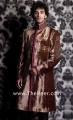 SW497 Zinnwaldite Brown Velvet Sherwani