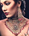 EJ079 Ruby Gemstones Evening Jewellery