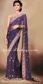 SR6832 Dark Royal Purple Saree