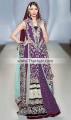 BW7958 Dark Violet Baby Blue Crinkle Chiffon Banarasi Crinkle Chiffon Anarkali Sharara