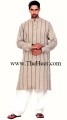 KT700 Off White Polyster Cotton Kurta