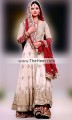 BW6103 Off White & Lava Crinkle Chiffon Sharara